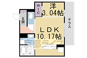 京都府京田辺市薪西窪（賃貸アパート1LDK・1階・33.64㎡） その2