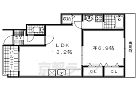 京都府木津川市梅美台3丁目（賃貸アパート1LDK・1階・46.58㎡） その2