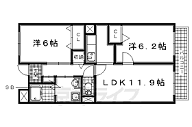 京都府木津川市加茂町駅東2丁目（賃貸マンション2LDK・2階・55.08㎡） その2