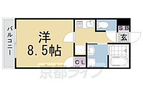 ＣＲＥＤＯＲ伏見丹波橋 501 ｜ 京都府京都市伏見区両替町15丁目（賃貸マンション1K・5階・25.50㎡） その1