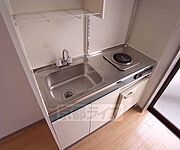 シンプルなキッチンです。