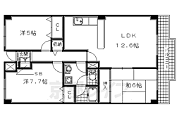 間取図画像 3LDK