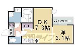 間取図画像 1DK