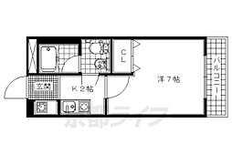 ＬＥ　ＣＨＡＬＥＴ　ＡＫＡＩ 3階1Kの間取り