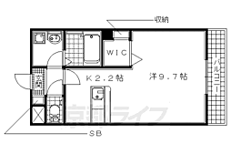 JR片町線(学研都市線) JR三山木駅 徒歩5分の賃貸マンション 1階1Kの間取り