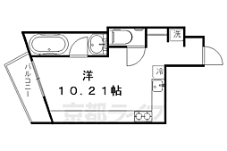 PLATINUM ワンルームの間取図画像