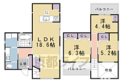 物件の間取り