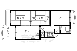 北前田マンション 3DKの間取図画像