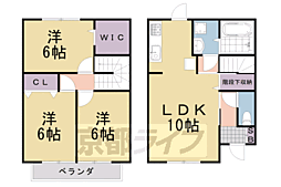 クローバー山口 3LDKの間取図画像