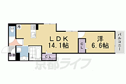ASUKA5 1LDKの間取図画像