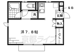 ドエルタホ 1Kの間取図画像