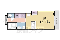 ベル・エトワレ 1Kの間取図画像