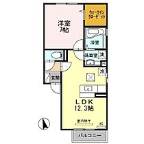 セジュールCWII B105 ｜ 宮崎県宮崎市田代町（賃貸アパート1LDK・1階・42.38㎡） その2