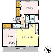T-Room 201 ｜ 宮崎県宮崎市祇園4丁目（賃貸アパート2LDK・2階・54.81㎡） その2