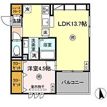 TOTO‐CROSS祇園  ｜ 宮崎県宮崎市祇園2丁目（賃貸アパート1LDK・1階・42.03㎡） その2