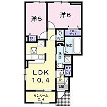 フラン・アンジュIV  ｜ 宮崎県宮崎市新栄町（賃貸アパート2LDK・1階・53.63㎡） その2