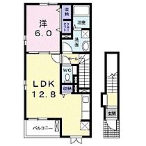 ロード早水　II  ｜ 宮崎県都城市早水町（賃貸アパート1LDK・2階・49.17㎡） その2