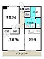 クレセール・ハイム2号館2階5.4万円