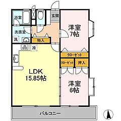 物件の間取り