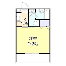 サンコート福島 1Kの間取図画像