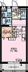 都城市天神町マンション ワンルームの間取図画像