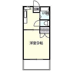(株)かがみマンション 1Kの間取図画像