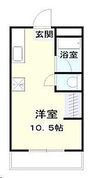 レジデンス11番館 ワンルームの間取図画像