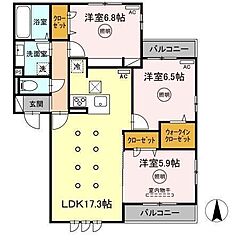 物件の間取り