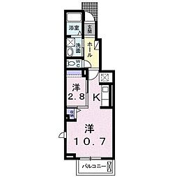 リライフ2 1SKの間取図画像