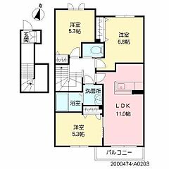 物件の間取り