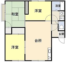 パームクレストE 3LDKの間取図画像