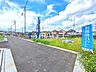 外観：接道状況および現場風景　【昭島市中神町2丁目】