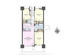 間取図画像 3LDK