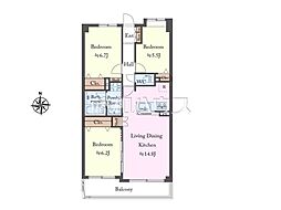 間取図画像 3LDK