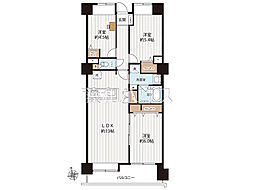 藤和シティコープ志木 3LDKの間取図画像