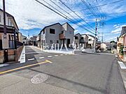 接道状況および現場風景　【所沢市上新井1丁目】