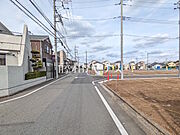接道状況および現場風景　【立川市砂川町4丁目】