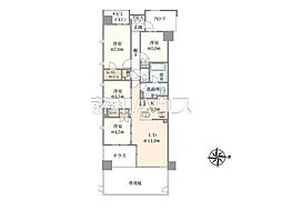 ヴィークコート吉祥寺通り 4LDKの間取図画像