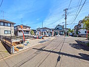 接道状況および現場風景　【武蔵村山市残堀5丁目】