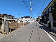 接道状況および現場風景　【杉並区宮前4丁目】