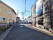 接道状況および現場風景　【練馬区土支田3丁目】