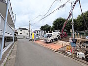 接道状況および現場風景　【練馬区貫井2丁目】