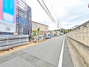 接道状況および現場風景　【和光市下新倉4丁目】