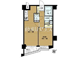 エクセルシオール荻窪 1LDKの間取図画像