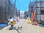 接道状況および現場風景　【立川市錦町6丁目】