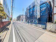 接道状況および現場風景　【立川市錦町6丁目】