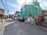 接道状況および現場風景　【立川市砂川町4丁目】
