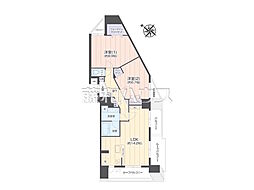 セーナ多摩センター 2LDKの間取図画像