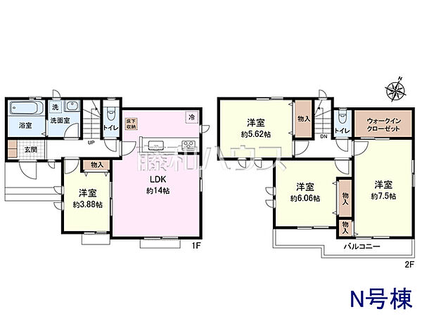 間取りを拡大表示