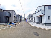接道状況および現場風景　【立川市西砂町2丁目】